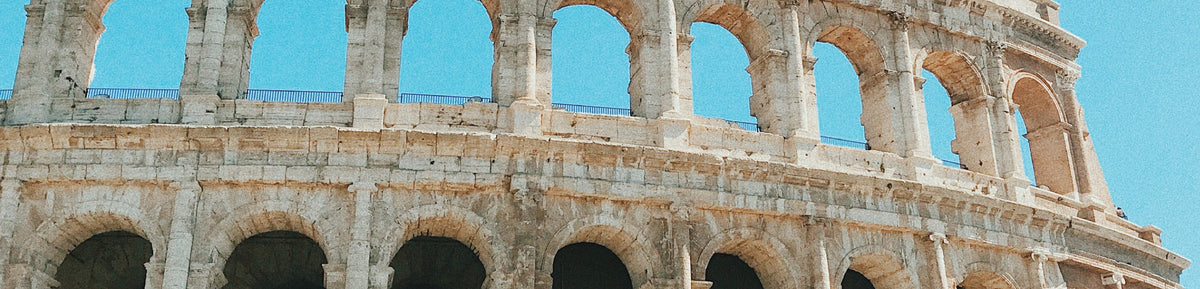 Close up picture of Roman Coliseum 