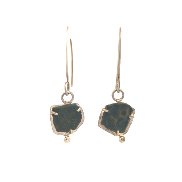 103-76 BCE Widow's Mite Biblical Coin Earrings | Handcrafted Sterling Silver Setting