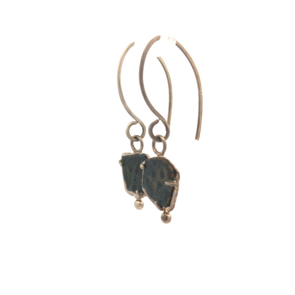 103-76 BCE Widow's Mite Biblical Coin Earrings | Handcrafted Sterling Silver Setting