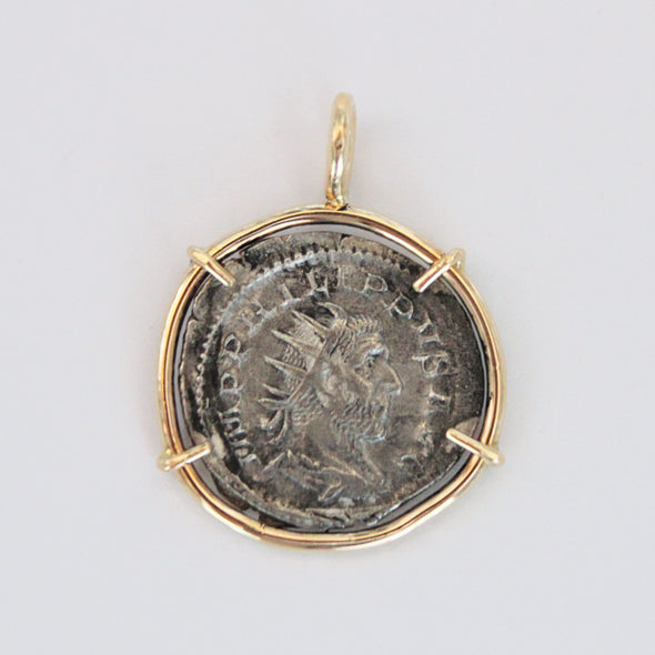 Emperor Philip I on ancient Roman coin