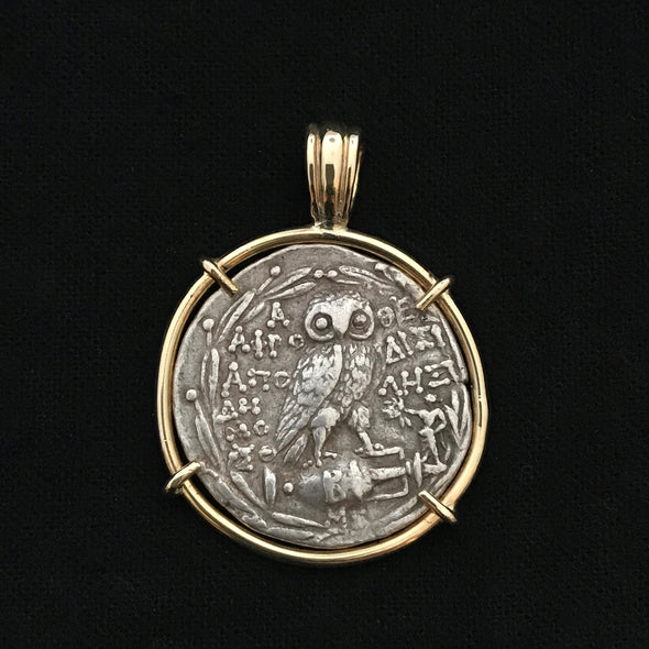 Owl of Athens, the Most Iconic Image of Athens/Athena, Greek goddess of Wisdom Struck on this Ancient Greek Coin | Looks incredible on a 6mm omega!