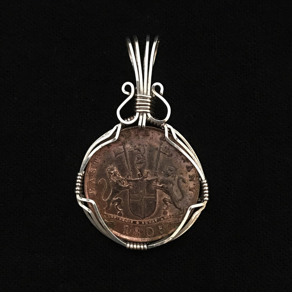Close up view of pendant