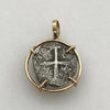 Spanish coin with Jerusalem cross