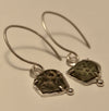 Widow's Mite drop earrings in sterling silver